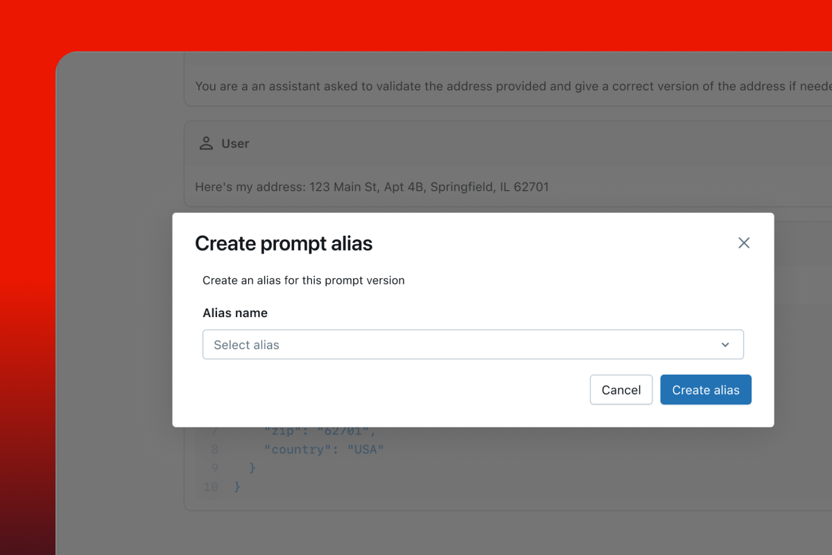 MLflow prompt registry screenshot